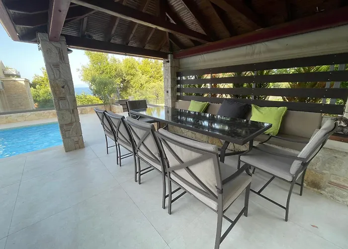 Vilă Sunny Seaside Villa-90 M From Kriopigi